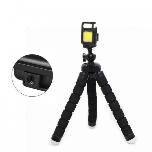 Ліхтар X-BALOG LED COB 500lm 6W 500 mAh кемпінговий на карабіні з магнітом та відкривачем Type-C (COB-500)