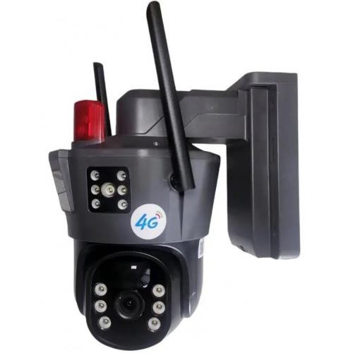 IP-камера відеоспостереження RIAS TP18 вулична із сонячною панеллю Black IP-камера відеоспостереження RIAS TP18 вулична із сонячною панеллю Black