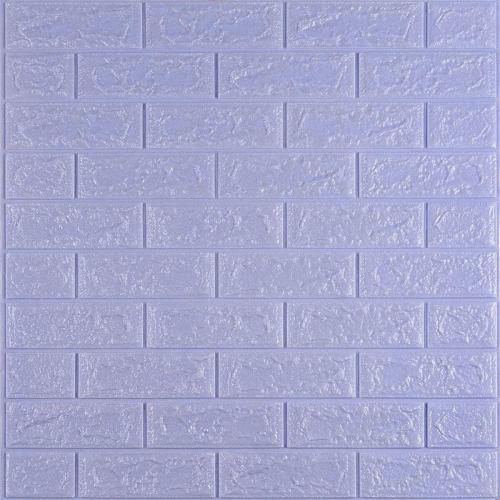 3D панель самоклеюча цегла світло-фіолетова 700x770x5мм (015-5) Sticker Wall SW-00000083 3D панель самоклеюча цегла світло-фіолетова 700x770x5мм (015-5) Sticker Wall SW-00000083