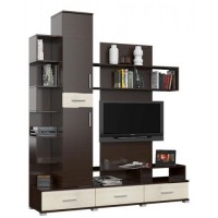 Тумба під ТВ Бриз Еверест Венге темний дуб молочний (Ev-189) Тумба під ТВ Бриз Еверест Венге темний дуб молочний (Ev-189)