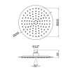 Лійка Для Верхнього Душа Lidz (Crm) 51 10 103 25