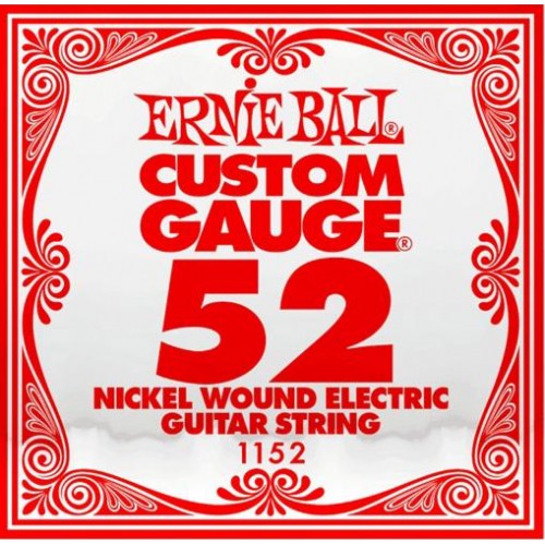 Струна Ernie Ball 1152 Nickel Wound Electric Guitar String .052 Струна Ernie Ball 1152 Nickel Wound Electric Guitar String .052