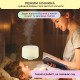 Зволожувач повітря No Brand 500 мл з LED-підсвіткою на 2 кольори та пультом