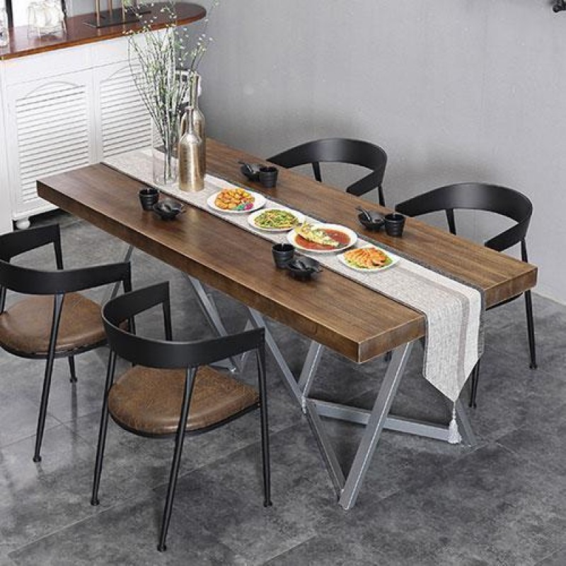 Обідній стіл у стилі Loft NS-1195 800x1600x800 мм Серый