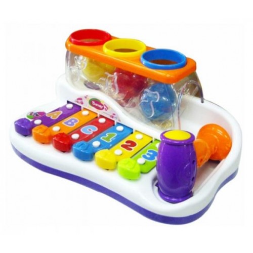 Розвиваючий ксилофон Hola Логіка 27*18*14 см Різнокольоровий (9199-856) Розвиваючий ксилофон Hola Логіка 27*18*14 см Різнокольоровий (9199-856)