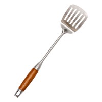 Лопатка кухонна YIWU Generous 39х8 см Коричнево-сріблястий (HP-8-43)