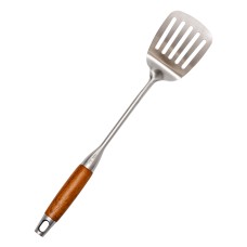 Лопатка кухонна YIWU Generous 39х8 см Коричнево-сріблястий (HP-8-43)
