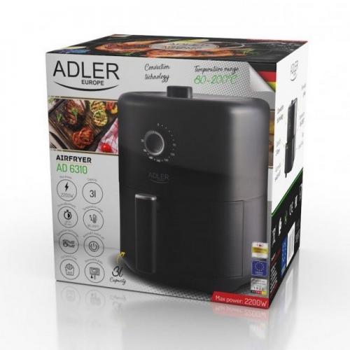 Аерофрітюрниця Adler AD 6310 чорна в інтернет супермаркеті PbayMarket!