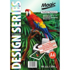 Фотопапір Magic А4 двосторонній 250 г/м2 Блакитний перламутр 50 шт