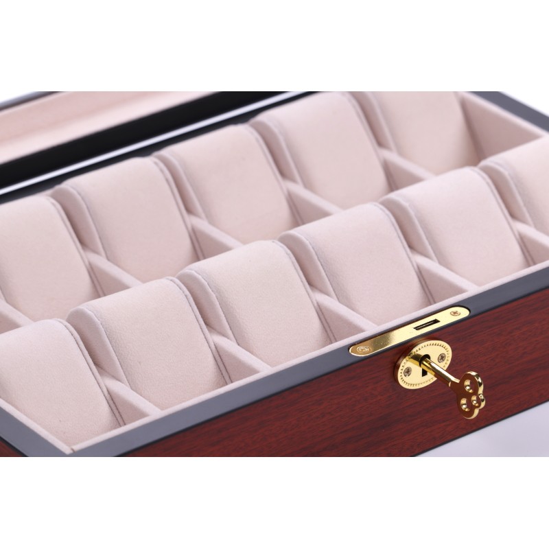 Скринька для зберігання годинників Salvadore Бордовий WB/1087/12.C