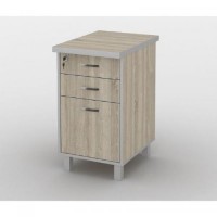 Тумба офісна Тиса Мебель ТМ-119 2 Сонома 76x60x40 см Тумба офісна Тиса Мебель ТМ-119 2 Сонома 76x60x40 см