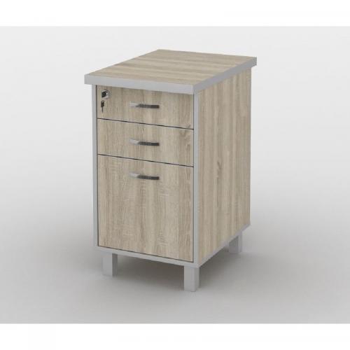 Тумба офісна Тиса Мебель ТМ-119 2 Сонома 76x60x40 см Тумба офісна Тиса Мебель ТМ-119 2 Сонома 76x60x40 см