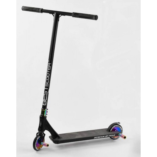 Самокат трюковий Best Scooter Simbiote HIC-система ПЕГІ алюмінієвий диск та дека Black (102305) Самокат трюковий Best Scooter Simbiote HIC-система ПЕГІ алюмінієвий диск та дека Black (102305)