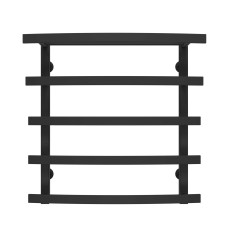 Рушникосушарка водяна Lotos П5 400х600 Deffi Чорний (A.LO.60.40.5.B.A)