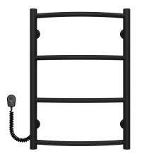 Рушникосушарка електрична Класік П4 400х600 Deffi Чорний EF16 (C.DK.60.40.4.E.B.L.5)