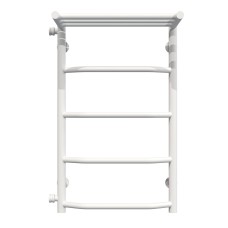 Рушникосушарка водяна Трапеція з полицею П5 400х700 Deffi Білий (C.TP.70.40.5.W.B)