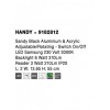 Бра Nova Luce Handy 13.65 x55 см Чорний (Nova9182812)
