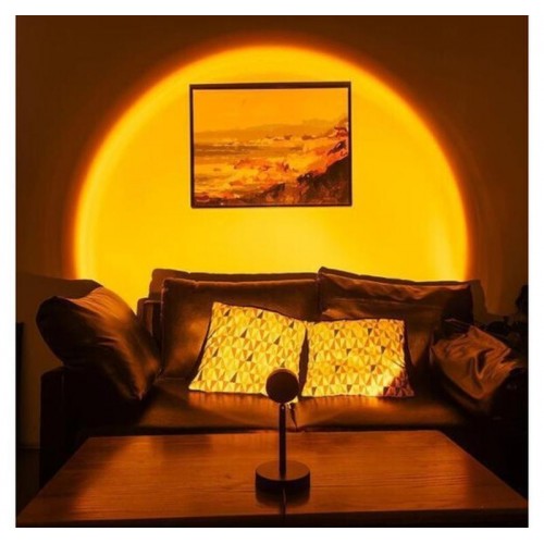 LED лампа для селфі (23см), з ефектом сонця XPRO SUN QS822 (RGB_1741)