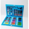 Дитячий набір для малювання No Brand ART set Rainbow комплект для дитячої творчості в кейсі 86 предметів Синій