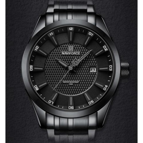 Наручний годинник чоловічий NaviForce Perfect Чорний (3109)