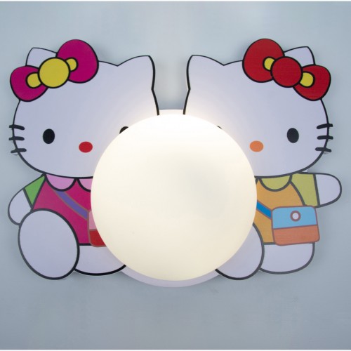 Світильник настінний дитяче бра Sunlight Hello Kitty 179-1 Світильник настінний дитяче бра Sunlight Hello Kitty 179-1