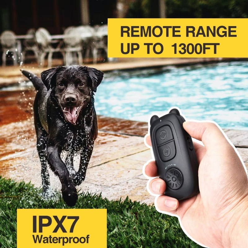 Електронний нашийник для середніх собак дресирувальний з трьома видами впливу DOBE DB800