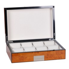 Скринька для зберігання годинників Salvadore WB/2022/8.BURL Brown