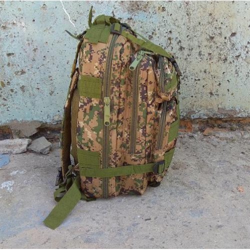 Тактичний рюкзак Military 25 L Піксель камуфляж (T412) Тактичний рюкзак Military 25 L Піксель камуфляж (T412)