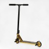 Самокат трюковий алюмінієвий диск та дека Best Scooter Kraken HIC-система пеги 100 кг Black and gold (112768)
