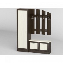 Передпокій Тиса Мебель-26 Венге Молочний 204.5x35x170 см