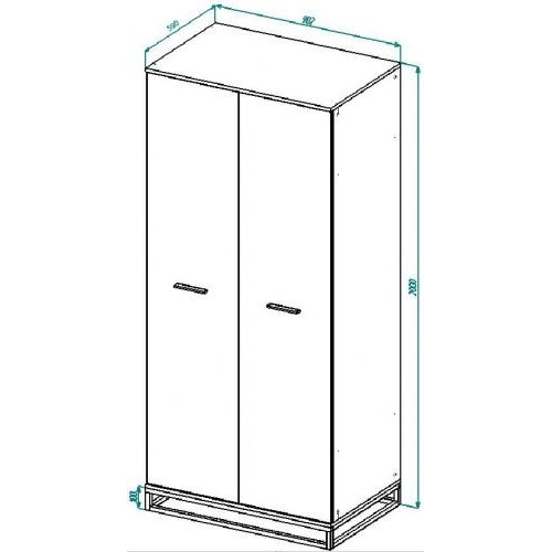 Шафа Art in Head Ascet 900x2000x590 Графіт (AS16070000030) Шафа Art in Head Ascet 900x2000x590 Графіт (AS16070000030)