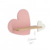 Настінний світильник Candellux Heart 43x26 см Коричнево-рожевий (21-84552)
