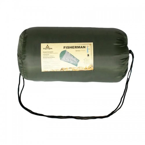 Спальник ковдра Totem Fisherman TTS-012-R правий річний оливковий Спальник ковдра Totem Fisherman TTS-012-R правий річний оливковий