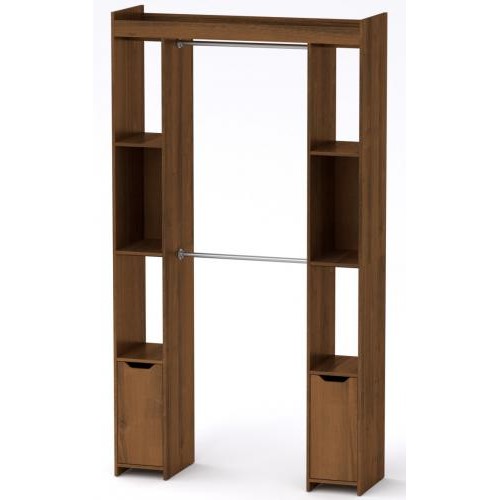 Шафа для речей 16 Компанит Горіх екко (130х42х235 см) Шафа для речей 16 Компанит Горіх екко (130х42х235 см)