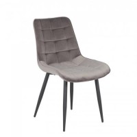 Стілець дизайнерський SDM гламур ніжки дерево велюр Сірий Стілець дизайнерський SDM гламур ніжки дерево велюр Сірий