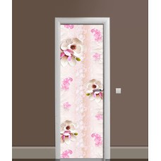 Наклейка на двері Zatarga «Дорога ніжності» 650х2000 мм вінілова 3Д наклейка декор самоклеюча