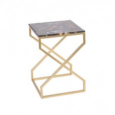 Кавовий журнальний столик у стилі Loft NS-586 560x400x400 мм Золотой