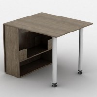 Стіл-книжка Тиса Мебель Сієра Венге 750x800x1700 мм Стіл-книжка Тиса Мебель Сієра Венге 750x800x1700 мм