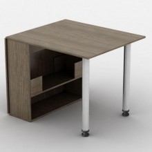 Стіл-книжка Тиса Мебель Сієра Венге 750x800x1700 мм