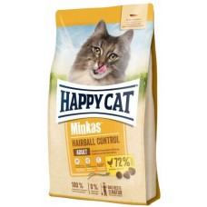 Корм для дорослих котів для виведення грудок вовни Happy Cat Minkas Hairball Control 1.5 кг