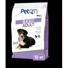 Сухий корм для собак з ягням та рисом PetQM Dogs Basic with Lamb & Rice 10 kg 701565