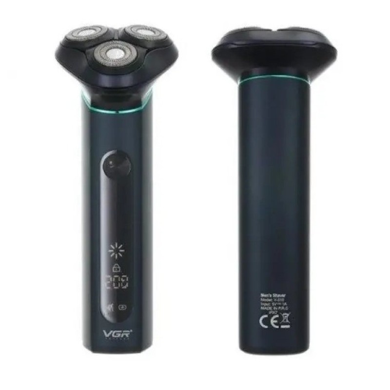Акумуляторна бритва VGR V-310 8825 для вологого та сухого гоління Black