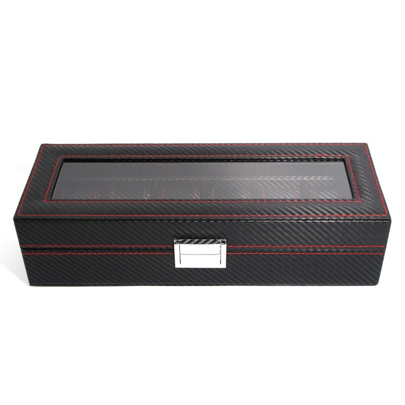 Шкатулка для зберігання годинників Craft 6PU.CRB.RD Чорний