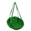 Підвісне крісло садова гойдалка Coolki Оксфорд 600 Зелений (Діаметр 100 см)