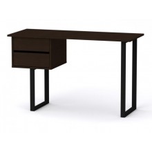 Стіл письмовий Компанит Лофт 3 120х50х72,8 см Венге темний