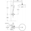 Душова система із термостатом IMPRESE Smart Click ZMK101901211 в інтернет супермаркеті PbayMarket!
