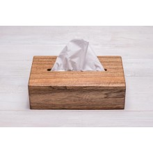 Серветниця з горіха з кришкою ecoWalnut 236х136x75 мм