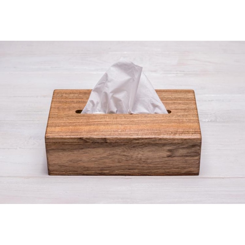 Серветниця з горіха з кришкою ecoWalnut 236х136x75 мм