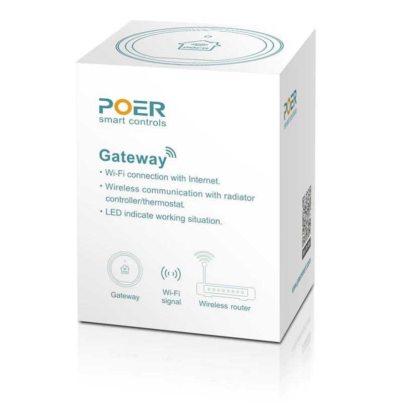 Бездротовий термостат з wifi терморегулятором для котла і теплої підлоги Poer PTC10-WIFI