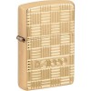 Запальничка бензинова Zippo Basketweave Design Золотистий (46274)